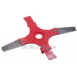 Нож мотокосы 4-T сегментный противоударный