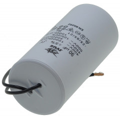 Конденсатор JYUL CBB-60 90мкф - 450 VAC дроти (60*123 мм) 2