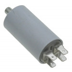 Конденсатор JYUL CBB-60M 6мкф - 450 VAC болт + клеммы (30*57 mm)