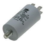 Конденсатор JYUL CBB-60M 2мкф - 450 VAC болт + клеми (30*57 мм)