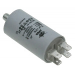 Конденсатор JYUL CBB-60M 3мкф - 450 VAC болт + клеммы (30*57 mm)