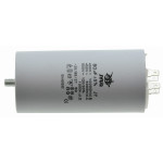 Конденсатор JYUL CBB-60M 80мкф - 450 VAC болт + клеми (60*120 мм)