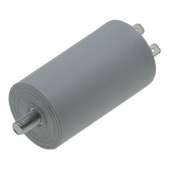 Конденсатор JYUL CBB-60M 14мкф - 450 VAC болт + клеммы (40*70 mm) 2