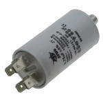 Конденсатор JYUL CBB-60M 3.75мкф - 450 VAC болт + клеммы (30*57 mm)