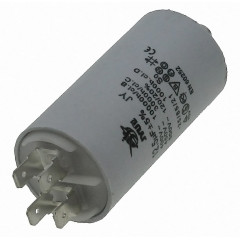 Конденсатор JYUL CBB-60M 12.5мкф- 450 VAC болт + клеммы (35*66 mm) 2