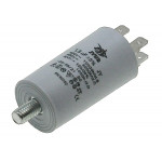 Конденсатор JYUL CBB-60M 1,5мкф - 450 VAC болт + клеми (30*57 мм)