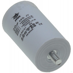 Конденсатор JYUL CBB-60M 20мкф - 450 VAC болт + клеммы (40*71 mm) 2