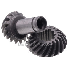 Пара шестерні редуктора 7T мотокоси/тримера 2