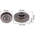 Чашка зчеплення d70/D73,5 + підшипник d8*12 бензопили Makita DCS 34 аналог 036223115 Чашка зчеплення d70/D73,5 + підшипник d8*12 бензопили Makita DCS 34 аналог 036223115