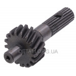 Відповідна шестерня тримера Елпром (L48/D20*8*6мм 17 зубів вліво).