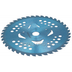 Нож победитовый с подрезкой 4-Т мотокосы/триммера 255х25,4х40-Т 2