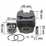 Поршневая бензопилы GoodLuck 4500 (поршень D43мм)