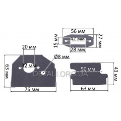 Набор прокладок бензопилы GoodLuck 4500/5200 (6-позиций) 2