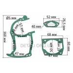 Набор прокладок бензопилы GoodLuck 4500/5200 (6-позиций)