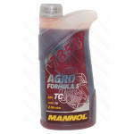 Масло для 2-х тактных двигателей MANNOL Agro Formula S API TC , 1л, для садовой техники Масло для 2-х тактных двигателей MANNOL Agro Formula S API TC , 1л, для садовой техники