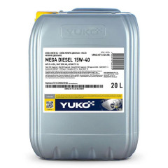 Мастило моторне дизельне YUKO MEGA HD 15W-40 20 л каністра.