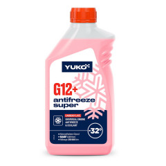 Охолоджувальна рідина YUKO ANTIFREEZE-32 G12+ червоний 1 кг каністра.