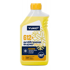 Охлаждающая жидкость YUKO ANTIFREEZE-32 G12+ желтый 1 кг канистра