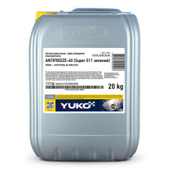 Охлаждающая жидкость YUKO ANTIFREEZE-32 G11 зеленый 20 кг канистра