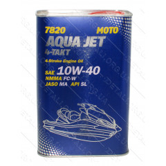 Олива для 4-х тактних двигунів Aqua Jet 4T API SL 10W-40 MANNOL, 1л ж/б
