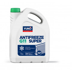 Антифриз-40 YUKO Super G11 зеленый (-37С….+115С) 10 кг 