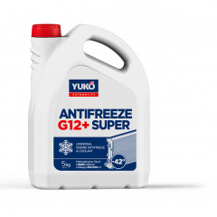 Антифриз-40 YUKO Super G12+ красный CARBOXYLATE (-37С .... + 115С) 10 кг 