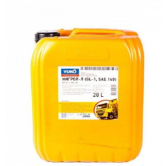Масло YUKO Нигрол – Л GL-1 SAE 140 API (-3С...0С..+45С) 20л