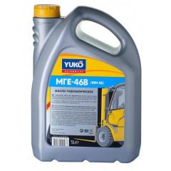 Масло YUKO гидравлическое МГЕ-46В (НМ 46) ISO (-30С...+45С) 5л