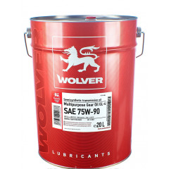 Олива WOLVER Multipurpose Gear Oil GL-4 75W-90 20л