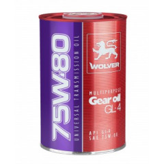 Масло Wolver Gear Oil GL-4 75W-80 1л