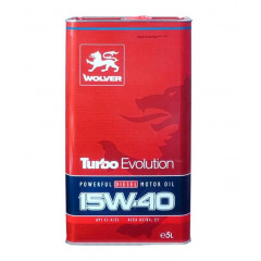 Олива Wolver Turbo Evolution 15W-40 (API CI-4/SL ACEA A3/B4 E7) 5л