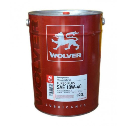 Олива Wolver Turbo Plus 10W-40 (API CG-4/SJ ACEA A2/B2/E2) 20л ж/б