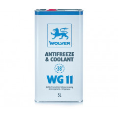 Антифриз Wolver Coolant Ready to Use WG11 (синий, до -38 С) 5л