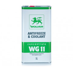 Антифриз Wolver WG11 (зеленый, до -38 С) 5 л