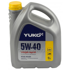 Масло YUKO VEGA SYNT SAE 5W-40 API SL/CF 4л