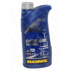 Олива для 2-х тактних двигунів Outboard Marine API TD MANNOL, 1л