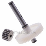 Шестірні (пара) акумуляторного тримера Tekhmann TCGT-300/i20 (d1-5*20 h13, d2-52 h10 L83)