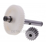 Шестерни (пара) аккумуляторного триммера Tekhmann TCGT-300/i20 (d1-5*20 h13, d2-52 h10 L83)