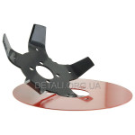 Нож для прополки 5-Т на мотокосу 1 насадка металлическая крышка