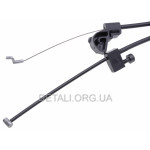 Трос газу мотокоси Husqvarna 124R/128R у зборі оригінал 5451258-01