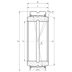 Подшипник BBC-R GE10 E (10*19*9) скольжения 2