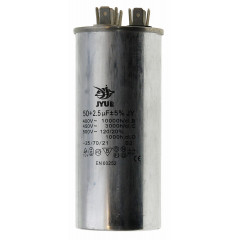 конденсатор JYUL CBB-65 50+2.5мкф - 450 VAC алюміній(50*115 mm)