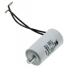 Конденсатор JYUL CBB-60L 3,75мкф - 450 VAC болт + провода (30*59 mm) 2