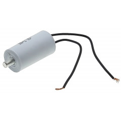 Конденсатор JYUL CBB-60L 6,3мкф - 450 VAC болт + провода (30*59 mm) 2