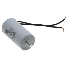 Конденсатор JYUL CBB-60L 12,5мкф - 450 VAC болт + провода (35*69 mm) 2