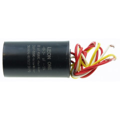 Рабочий конденсатор Leon One 8+3мкф 450V (D40 / H73 мм)