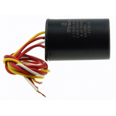 Робочий конденсатор Leon One 10+4мкф 450V (D41 / H62 мм)