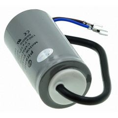 Конденсатор пусковой 100мкф 250V (D42 / H81 / провода) 2