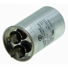 Робочий конденсатор Leon One нерж 10мкф 450V (D40 / H65 мм) 2