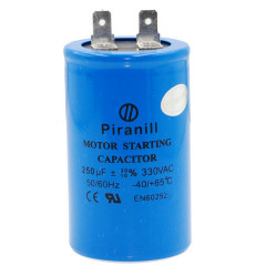 Конденсатор Piranil CD-60 250мкф - 330 VAC Пусковой 50Hz (42*70 mm клеммы) 